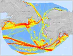 North Pacific and Arctic marine traffic dataset (2015-2020)
